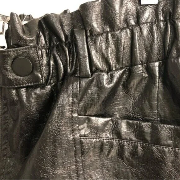 Sea Women’s Laurence Vegan Leather Shorts - Size 14
